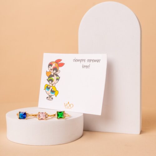 PACK 3 ANILLOS SUPERPODEROSAS / COLECCIÓN SUPERPODEROSA